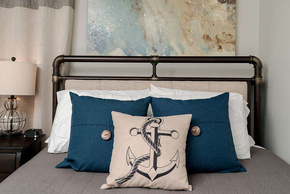 We update our condos so you will always have the best!  These are our newest pillows to the master bed!!