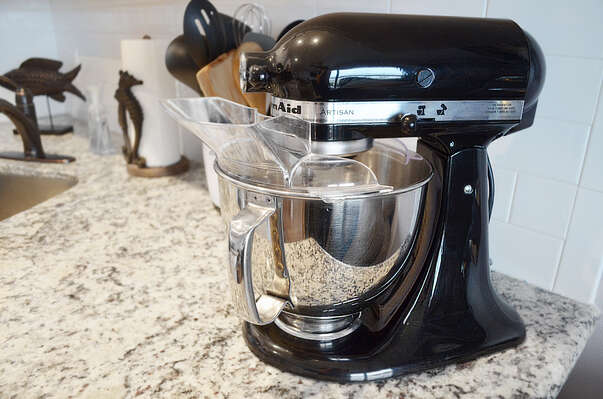 We cannot forget this Kitchen Aid Mixer!  Perfect for baking your favorite type of cookies in the oven!