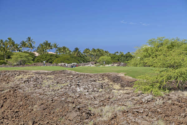 Picture of the Golf Course from our Mauna Lani Vacation Rental