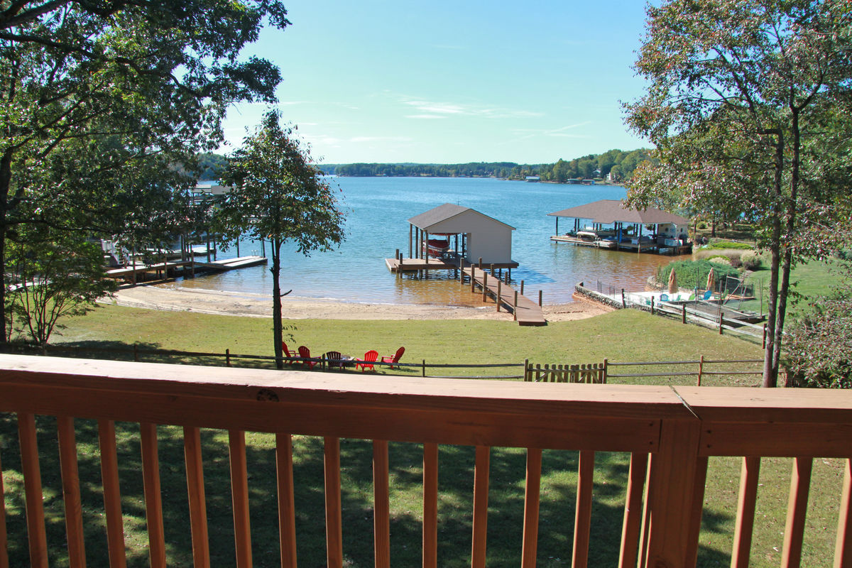 View of the Lake from the Balcony.