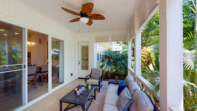 Large Spacious Lanai for Outdoor Living
