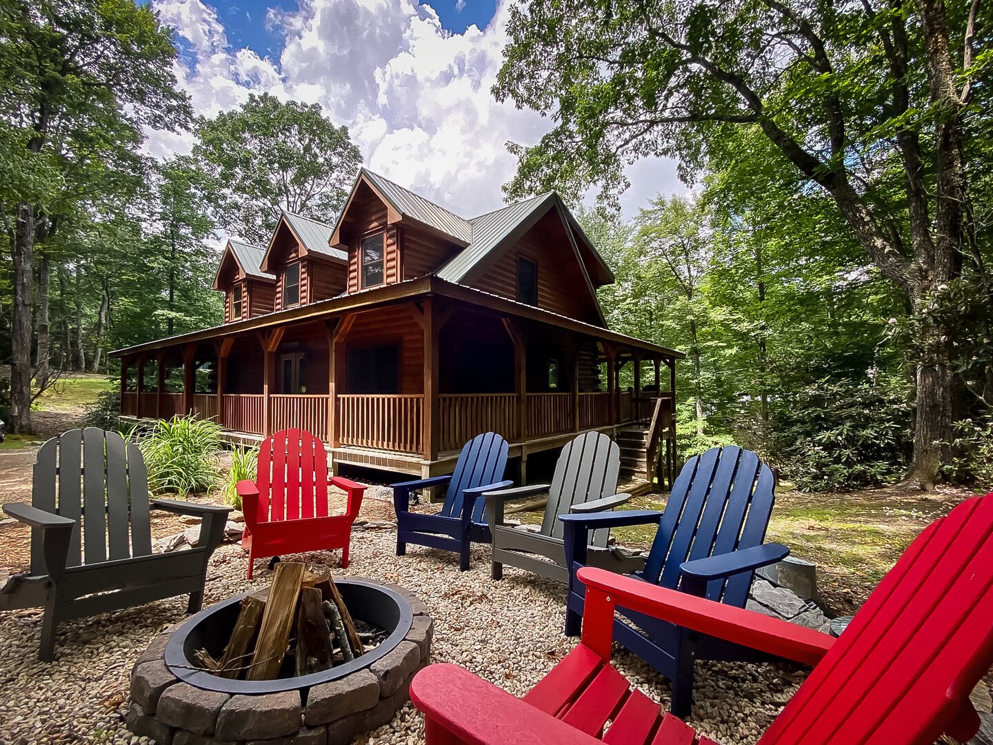 Adirondack chair & fire Wood stove steamer