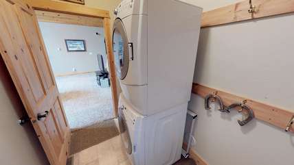 A washer and dryer is available for use while you are staying at Armitage.