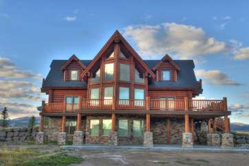 Beautifully Hand Crafted Real Log Home