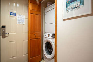 In-suite washer and dryer