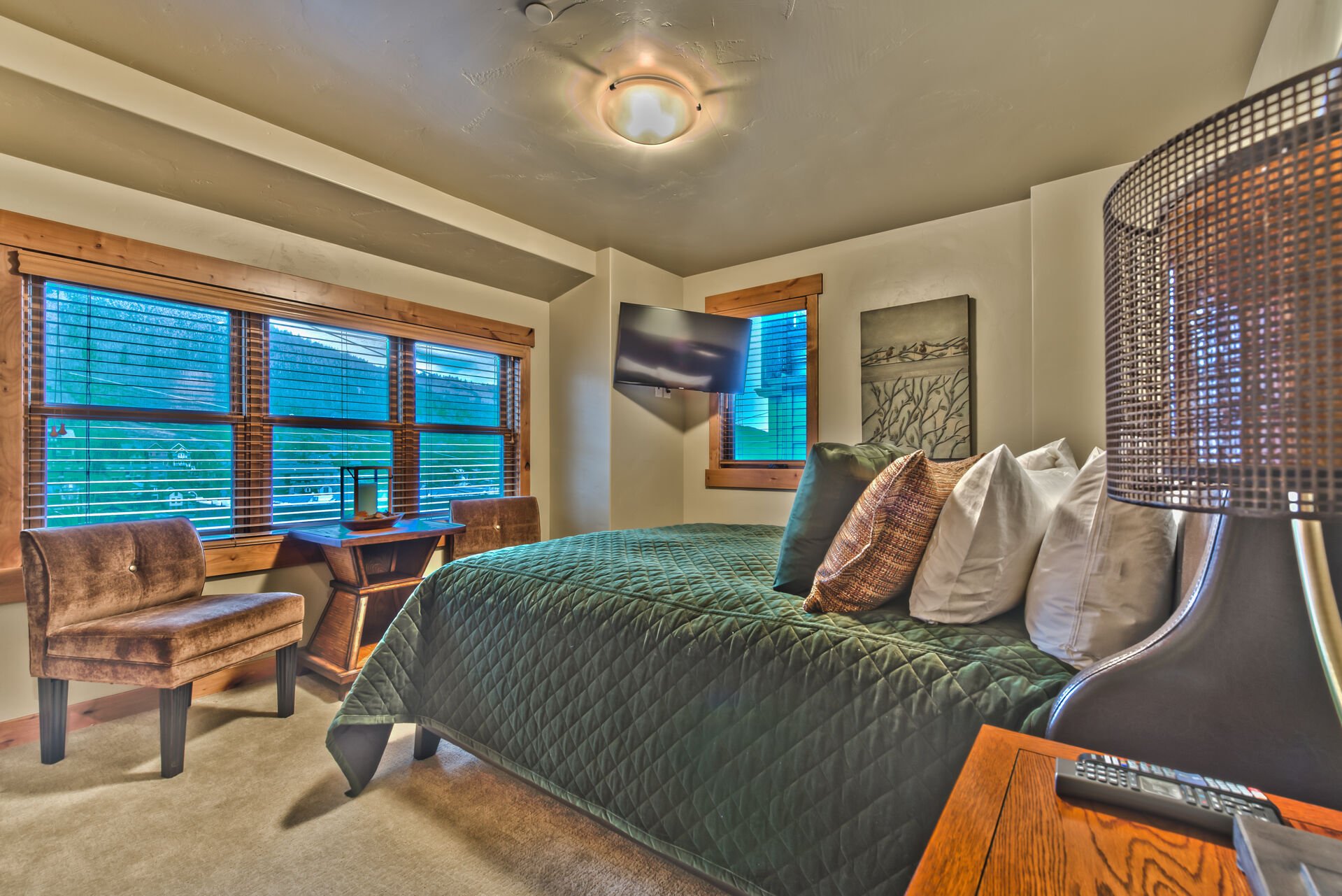 Master Bedroom 2 - Level 2 - Queen Bed, Private Bath and Park City Views!
