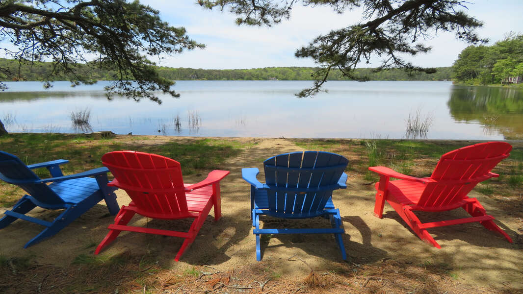 The views can't be beat! - When water levels are high - chairs are set to the left of the cottage rather than the front- either way the view is 5 star!! 1047 Old Queen Anne Road Chatham Cape Cod - New England Vacation Rentals