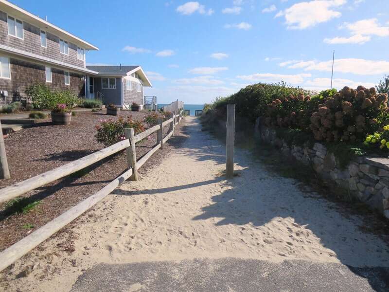 The beach is just 400 feet away at the end of the road - Harwich Port Cape Cod - New England Vacation Rentals