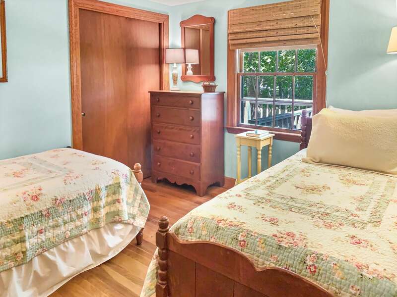 Bedroom #3 with 2 Twin beds (also will have a window AC unit) - 23 Ginger Plum Lane Harwich Port Cape Cod - New England Vacation Rentals