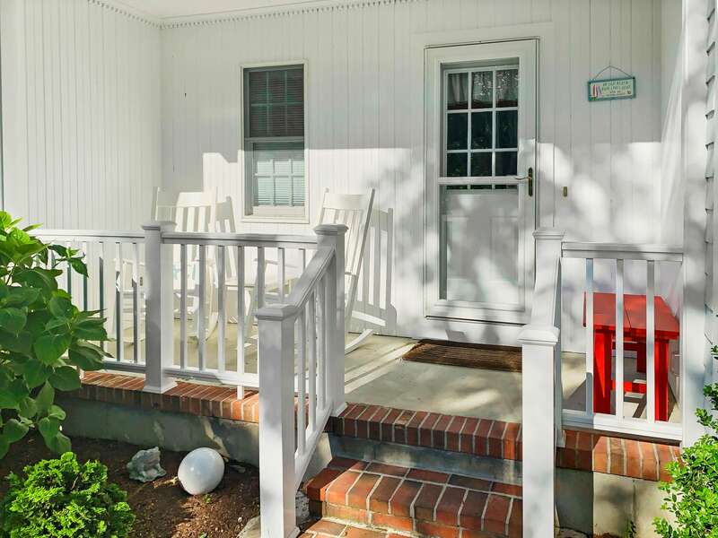 Front porch at -29 Ginger Plum Lane Harwich Port Cape Cod - New England Vacation Rentals