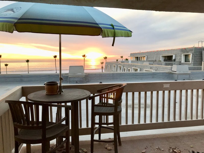 Enjoy the sunset from your patio.