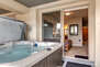 Private Six-Person Hot Tub off Entry Level Master Bedroom