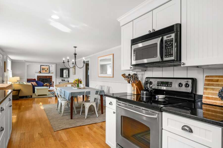 Updated kitchen with access to family and friends- 19 Burton Avenue West Harwich -  Lobsta House- New England Vacation Rentals