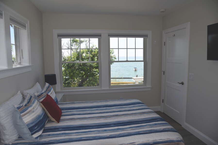 First floor bedroom with Queen sized bed with wonderful view - 1 Bayberry Lane Eastham Cape Cod - Bay Dream - NEVR
