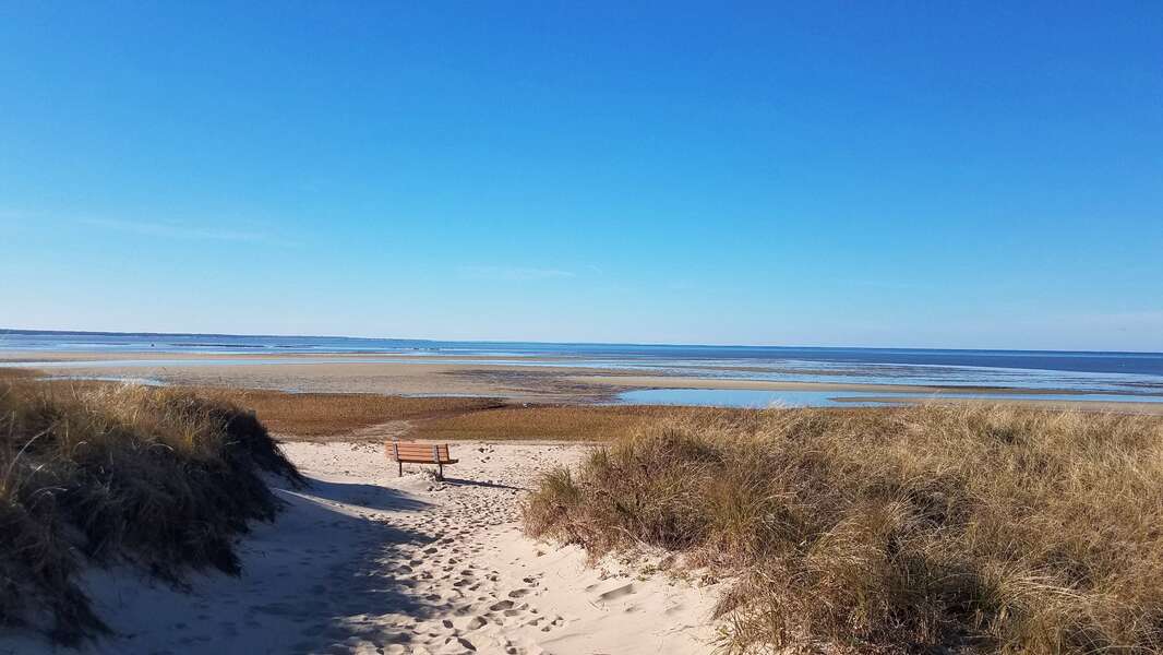 First Encounter Beach - Public entrance is just down at the end of the road- Eastham Cape Cod