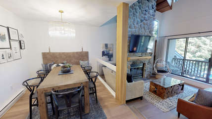 Open concept living/dining