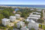 Aerial view of the surrounding area, with this 30A Rental in shot.