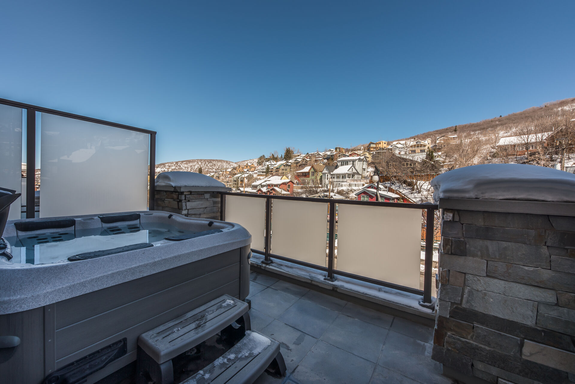 Separate Private Deck with Hot Tub and Great Views!