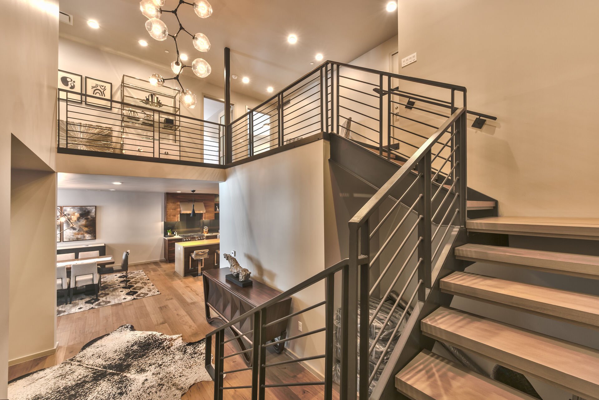 Condo Entry and Stairway to 2nd Level