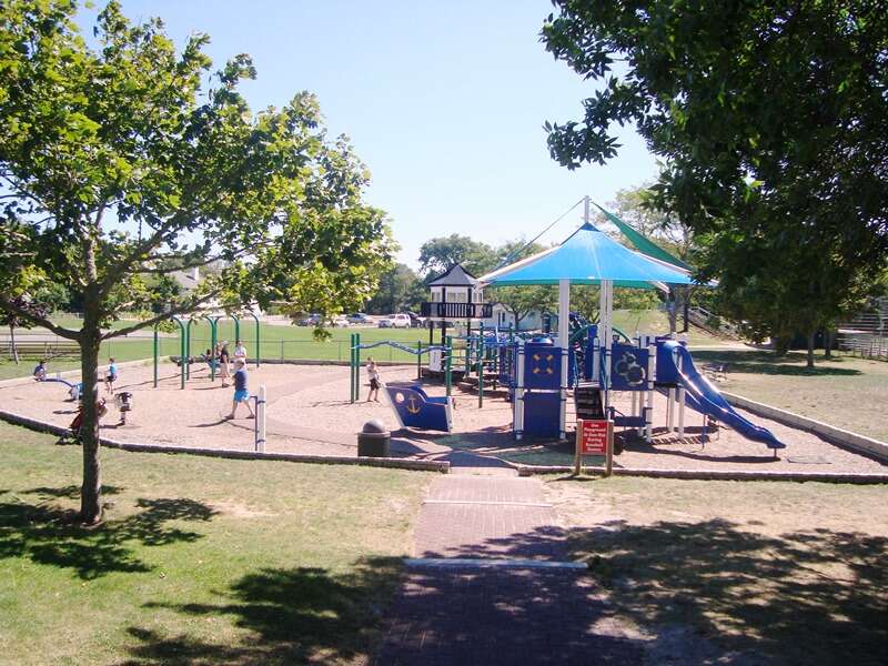 Playground in town on Depot Road  - Chatham Cape Cod -  Ridgevale Retreat