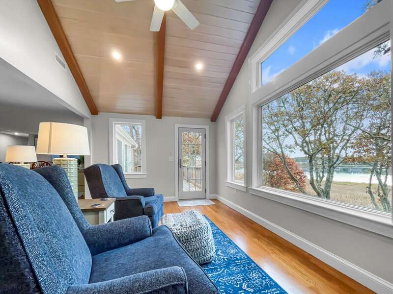 Enjoy the newly renovated (Fall of 2023) living space with panoramic views enjoyed throughout - 84 Cranberry Lane Chatham Cape Cod - Ridgevale Retreat