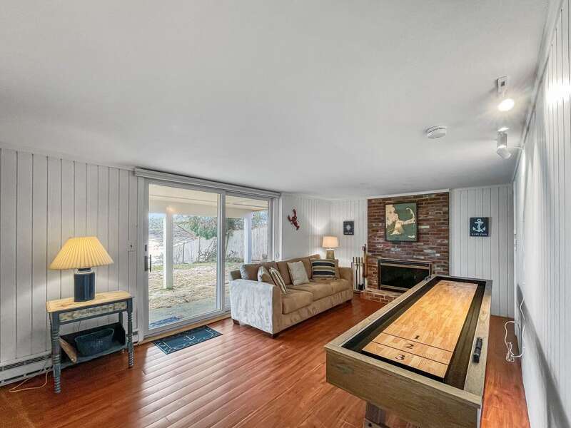 Lower level game room provides fun for all - 84 Cranberry Lane Chatham Cape Cod - Ridgevale Retreat