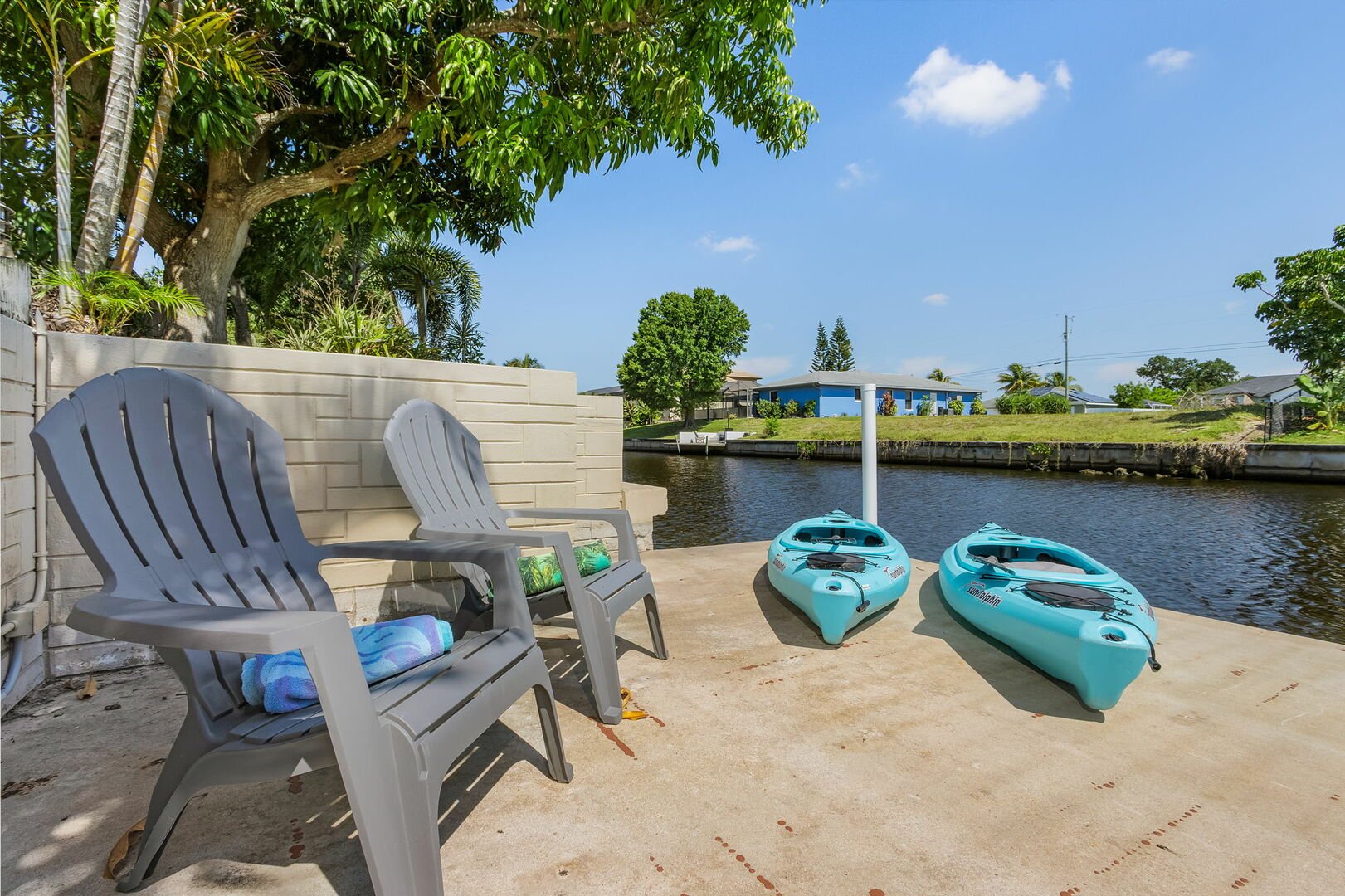Cape Coral vacation rental with kayaks
