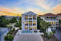 Image of Miramar Beach Vacation House Rental at Sunset.