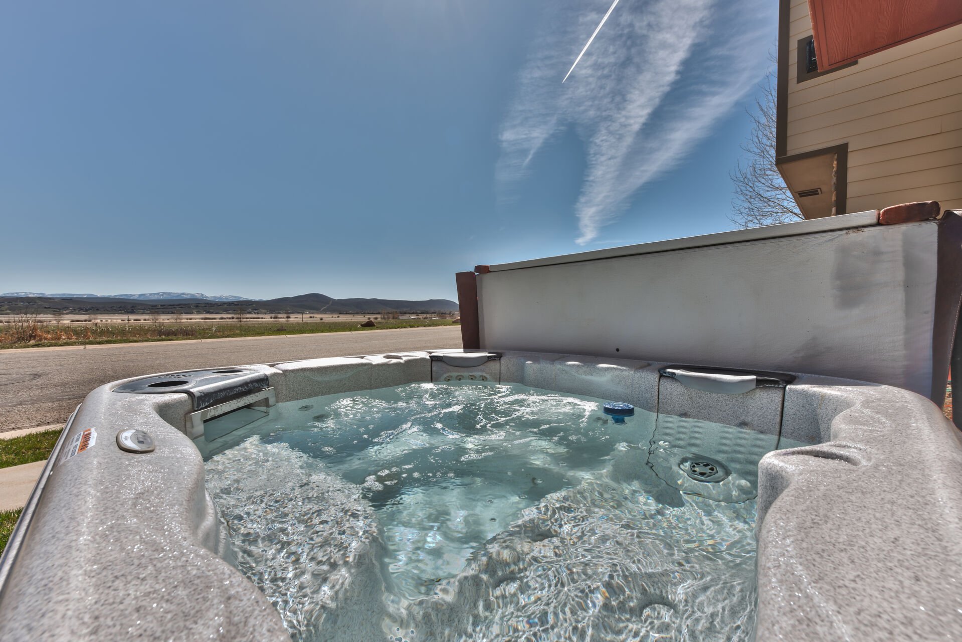 1st Level Patio with Hot Tub and Great Views