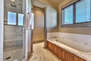 Grand Master Bath - Level 5 - with Dual Sinks, Steam Shower and Jetted Tub