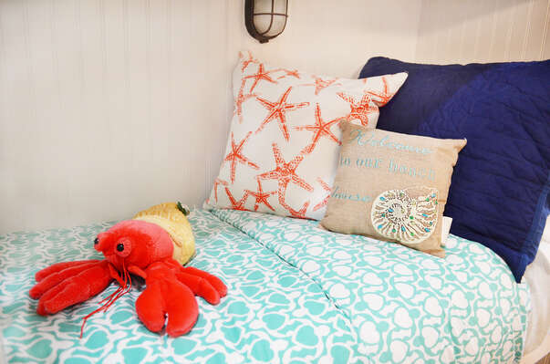 No crabby kids on this vacay! They will love their own little space!!
