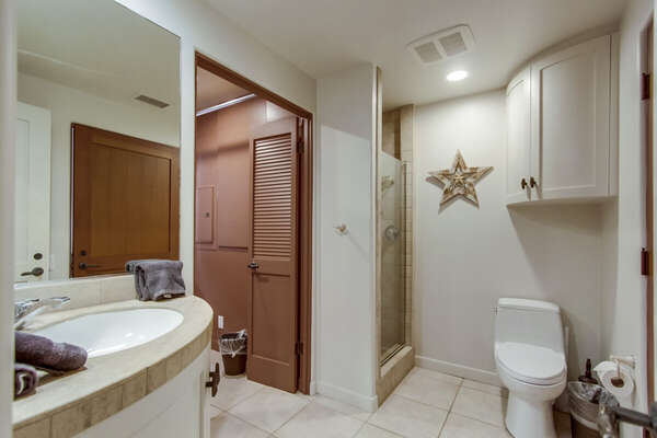 2nd floor bathroom & Laundry room- direct access to hallway and bunk room