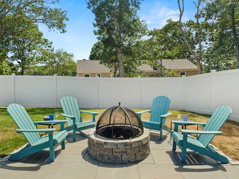 New Patio and fireside seating area to enjoy with friends and family! - 33 Pine Grove West Harwich Cape Cod -  New England Vacation Rentals