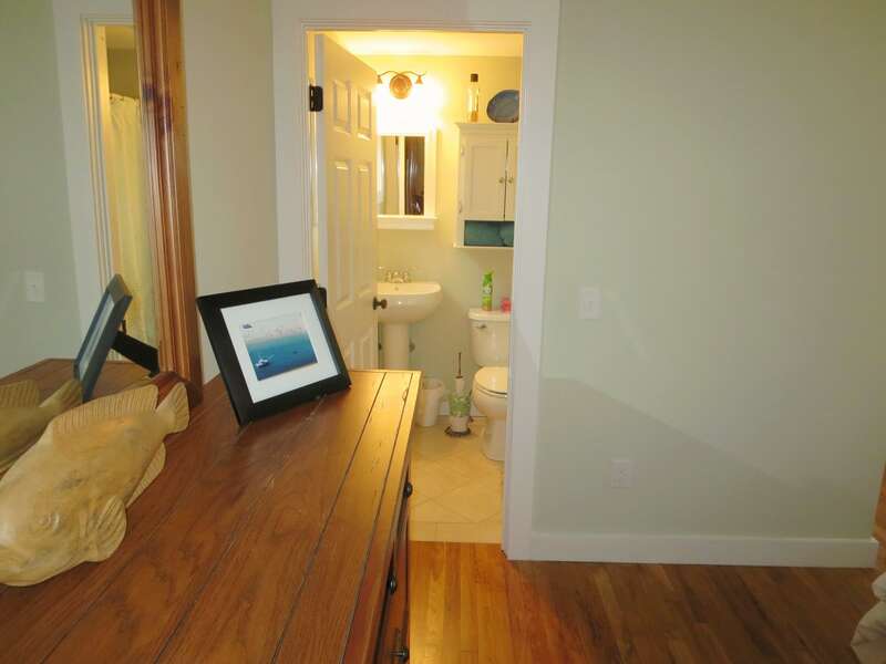 View to master bedroom's en suite bathroom - 33 Pine Grove West Harwich Cape Cod -  New England Vacation Rentals