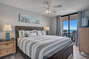 Beautiful Master Bedroom with a King Size Bed and Private Balcony Access