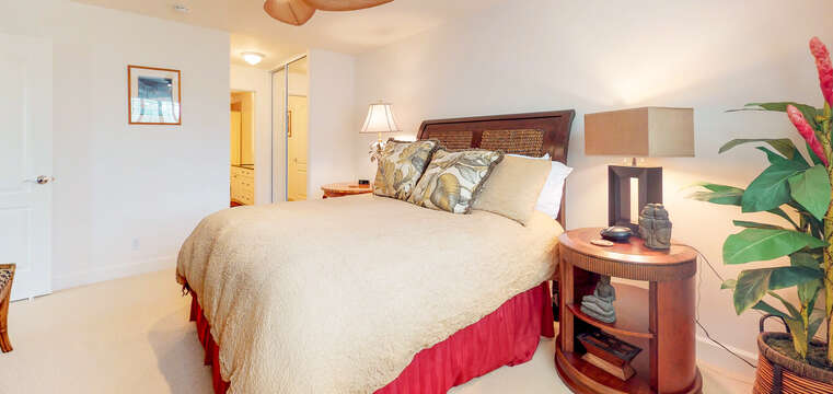 Comfortably Furnished Bedroom in our Ko Olina Kai Rental
