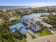This Destin Florida Vacation Home Rental as seen from the air.