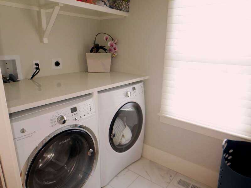Laundry room off hall on 1st floor-161 Bay Lane Centerville Cape Cod - New England Vacation Rentals