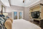 Luxurious Master Suite has a King Size Bed and Private Master Bath
