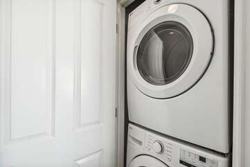 stacked washer and dryer