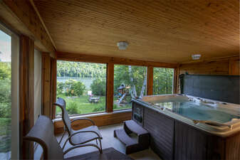 Enjoy the Views from the  Hot Tub