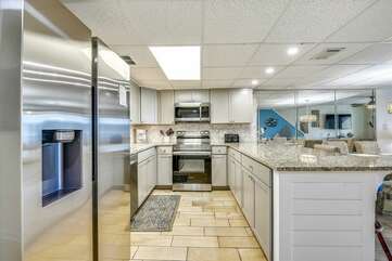 Completely renovated kitchen  with new appliances
