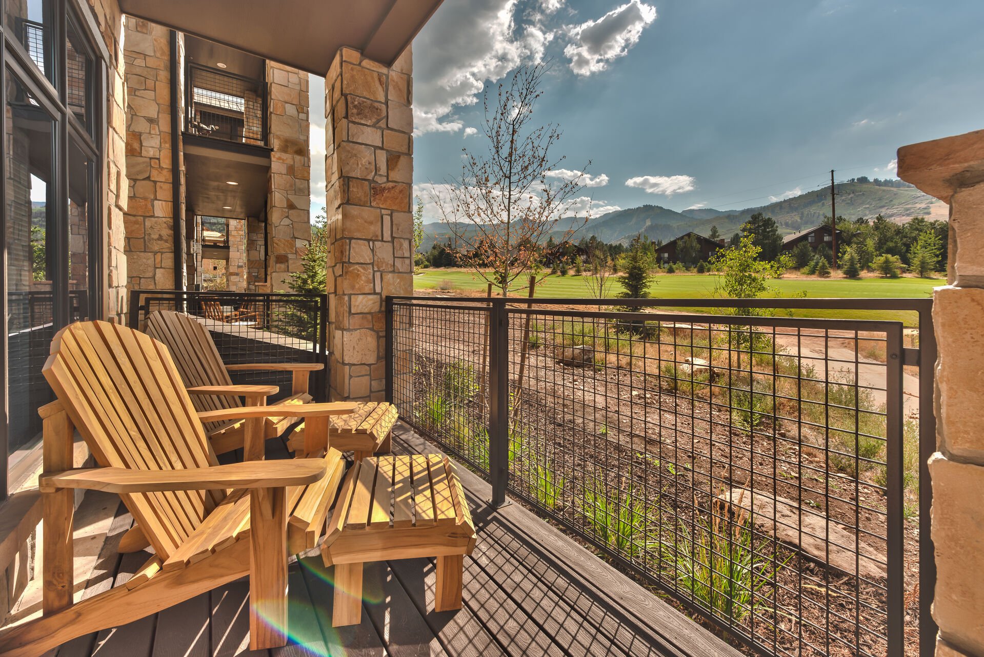 Adirondack Chairs Added to the Side Deck