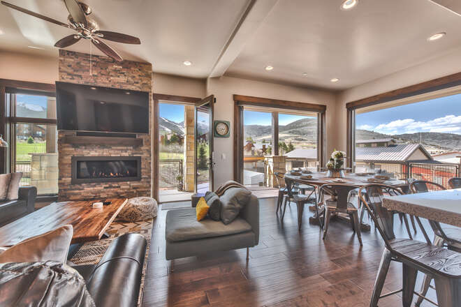 Deck Access on Every Wall with Amazing Park City Resort Mountain Views
