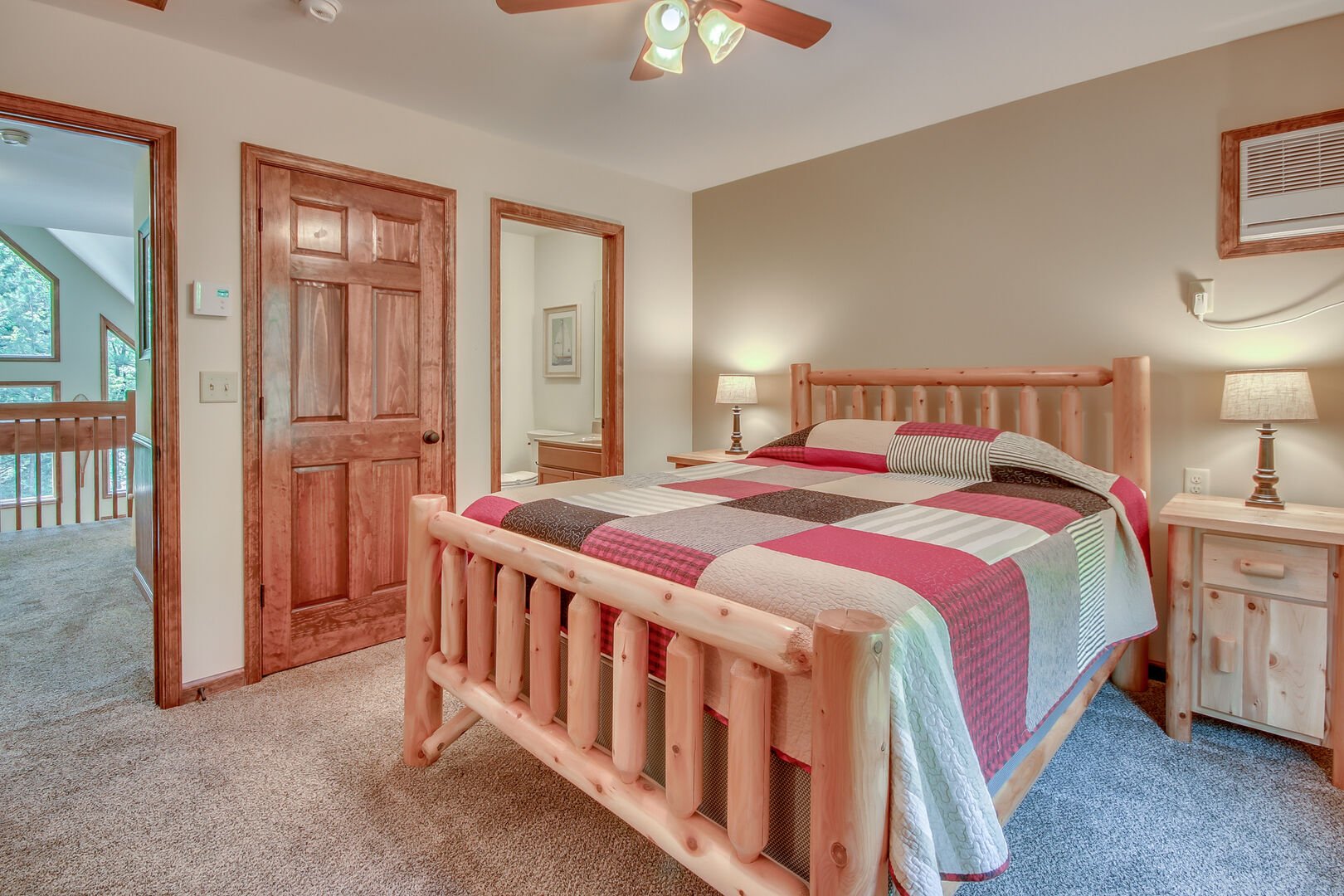 Bedroom in our Poconos Vacation Home Rental