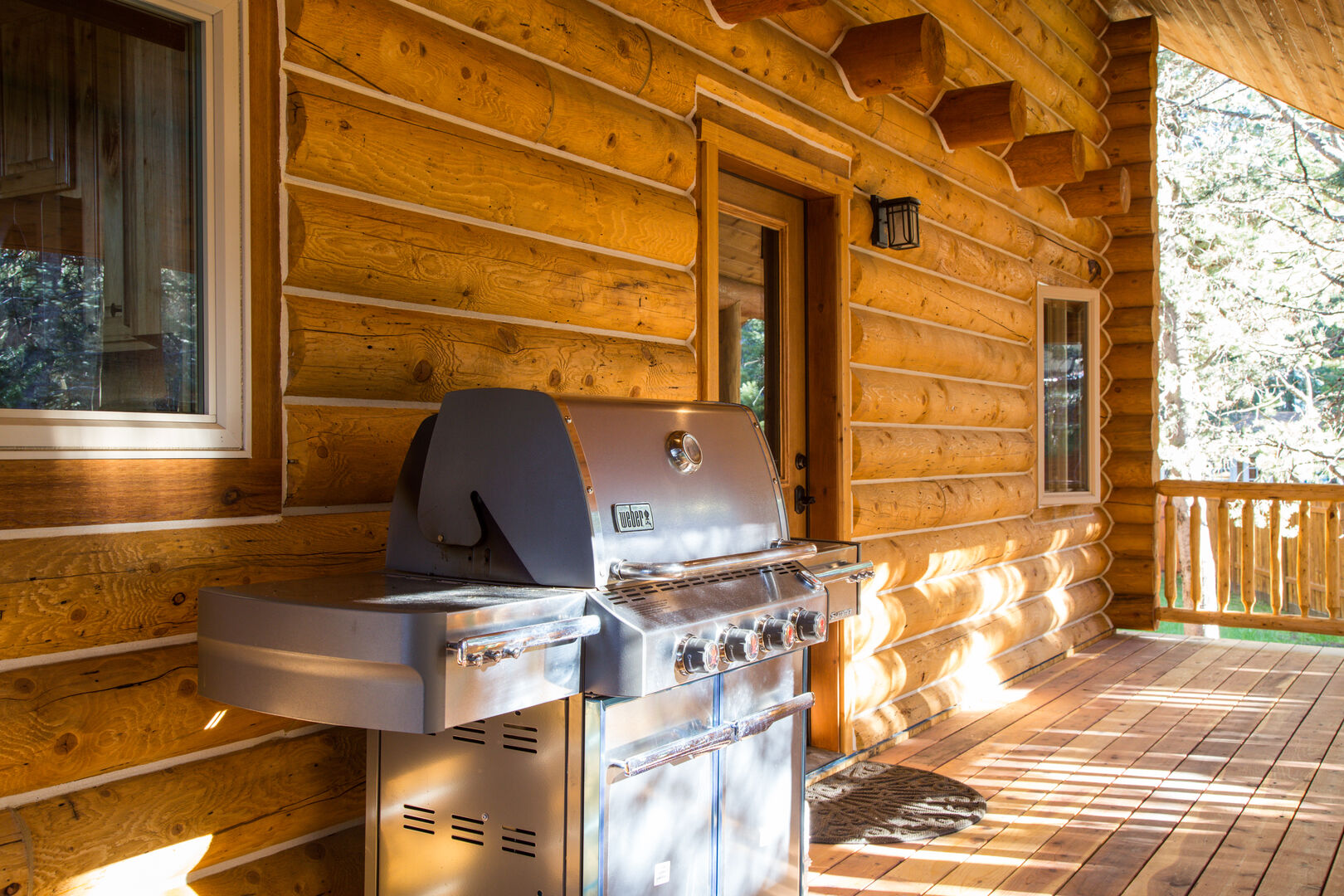 Lumberjack Lodge ~ propane grill
