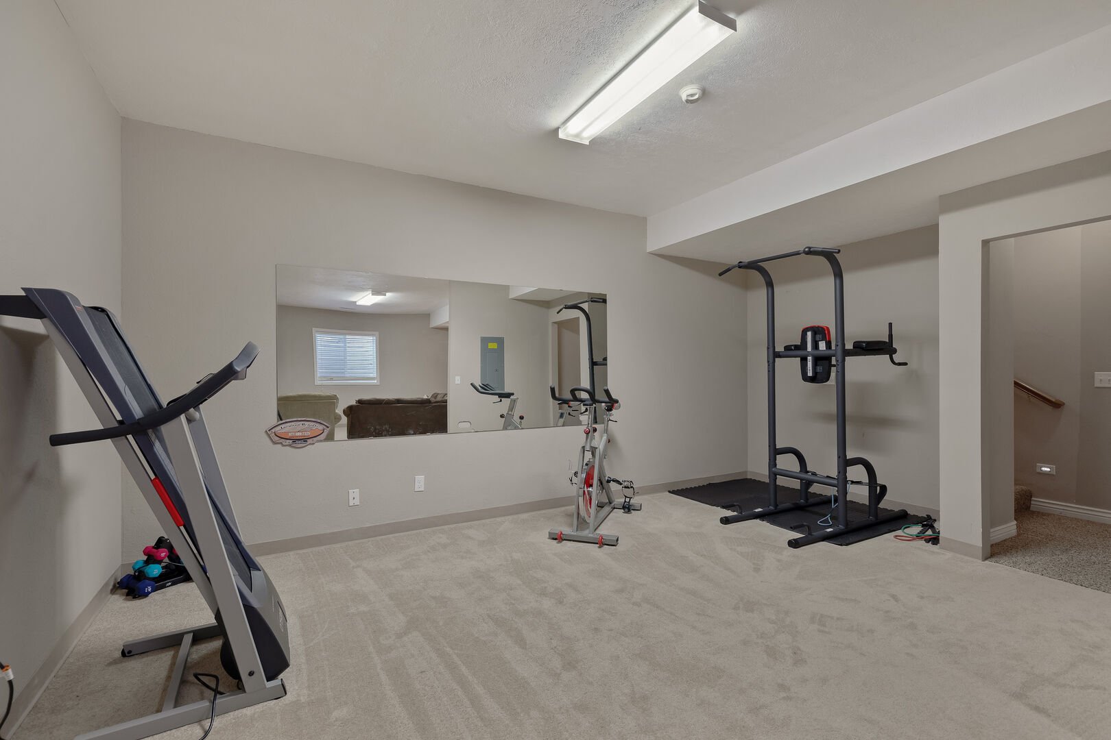 Teton Harmony ~ home gym on lower level