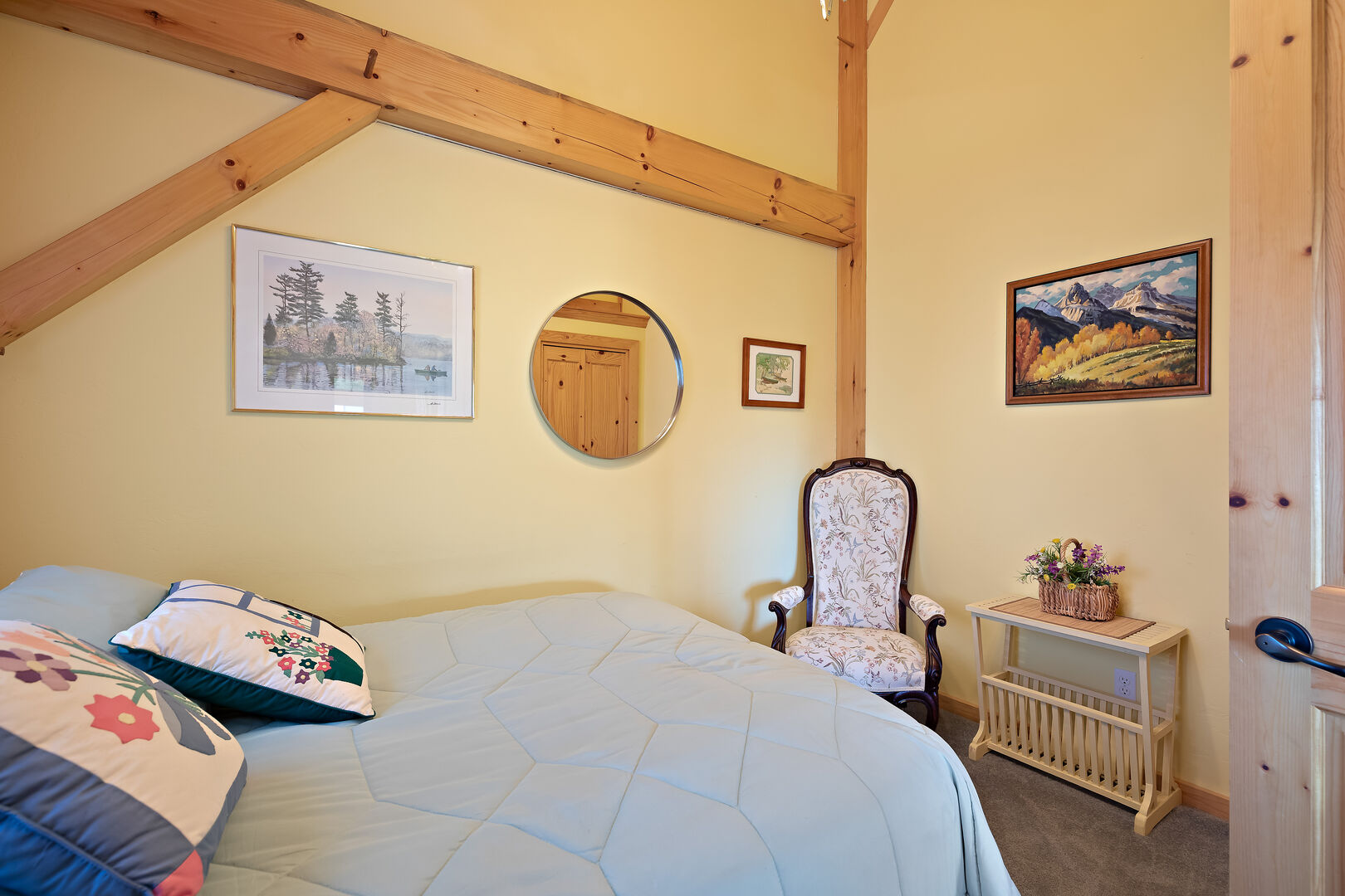 Henrys Lake Goose Bay ~ bedroom #3 on upper level w/ queen bed