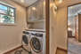 Laundry Room on the 2nd Level with Full Size Front Load Washer and Dryer