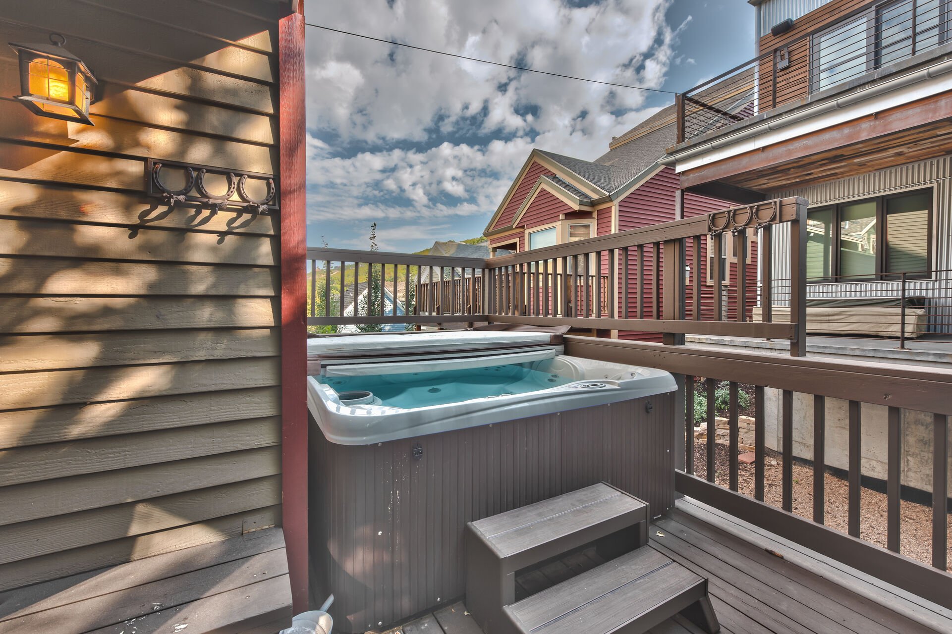 Deck off the Kitchen with Hot Tub